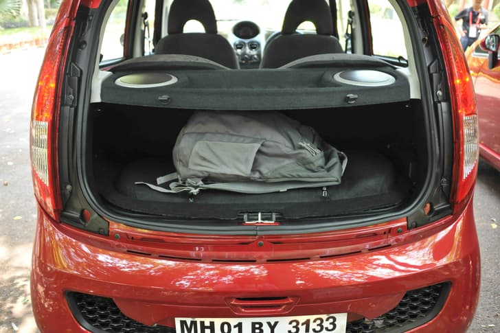 Manual-gearbox cars get a 110-litre boot, but AMT versions get 94 litres, due to space eaten up by the gearbox's electronics.